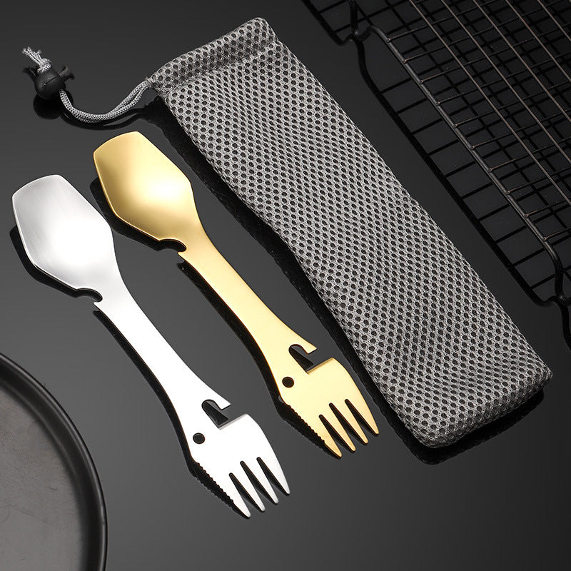CUCHARA TENEDOR TACTICA PARA CAMPING