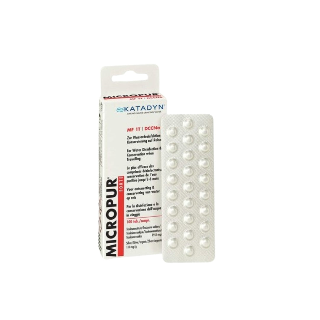 PASTILLAS PURIFICADORAS DE AGUA MICROPOUR - BLISTER 25(ptls)