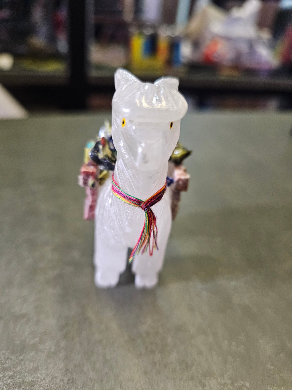 ADORNO ALPACA DE LA TIERRA – EN HONOR A SU CONEXCIÓN CON LA PACHAMAMA Y LA NATURALEZA - 17.CM