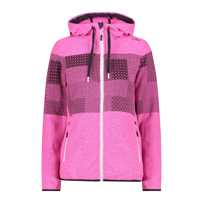 CHAQUETA TECNICA  DE PUNTO CON CAPUCHA CMP