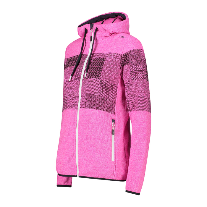 CHAQUETA TECNICA  DE PUNTO CON CAPUCHA CMP