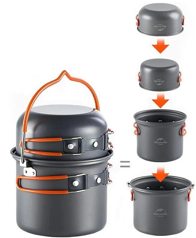SET DE OLLAS 2 A 3 PERSONAS - Naturehike