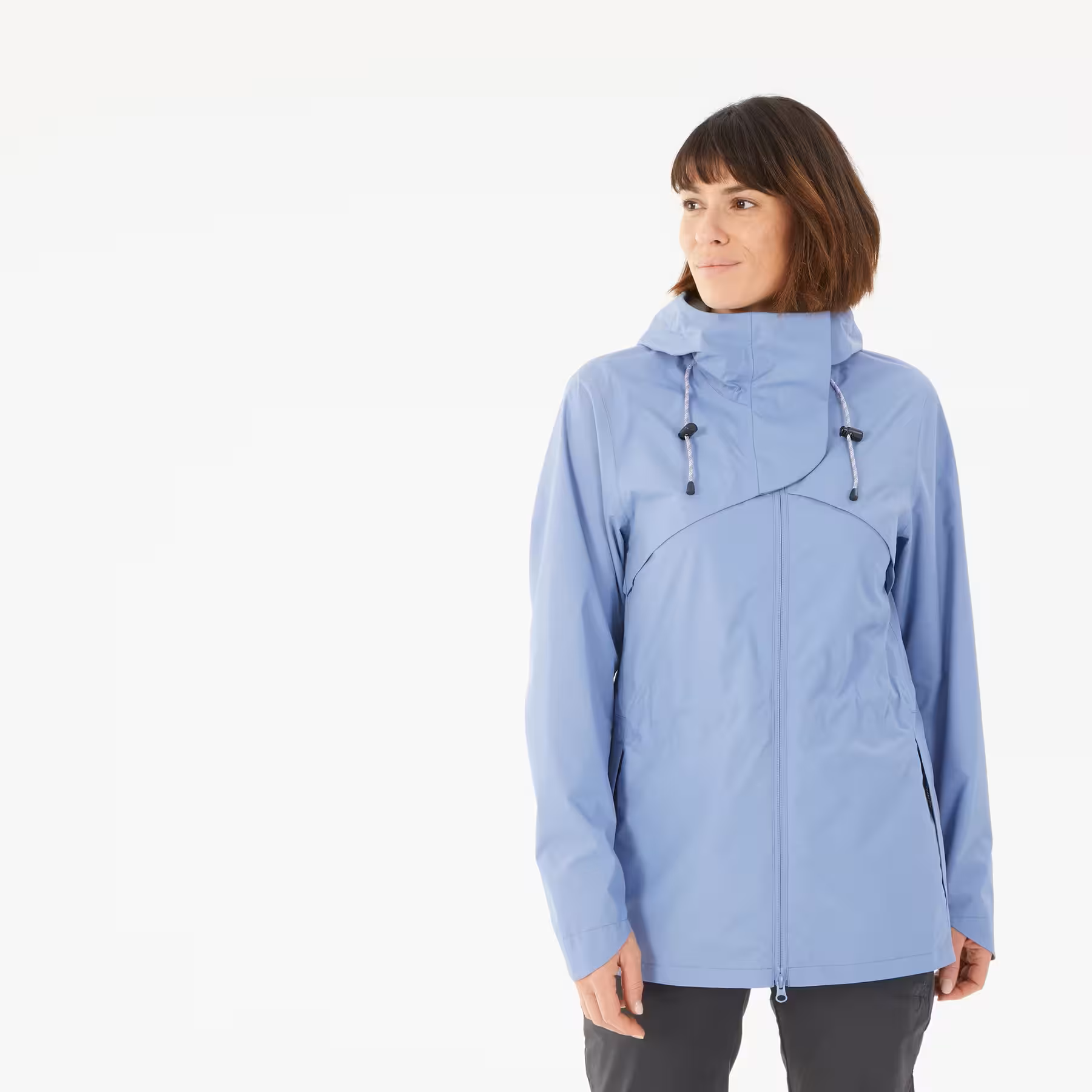CASACA IMPERMEABLE PARA MONTAÑA Y TREKKING N/H500 QUECHUA