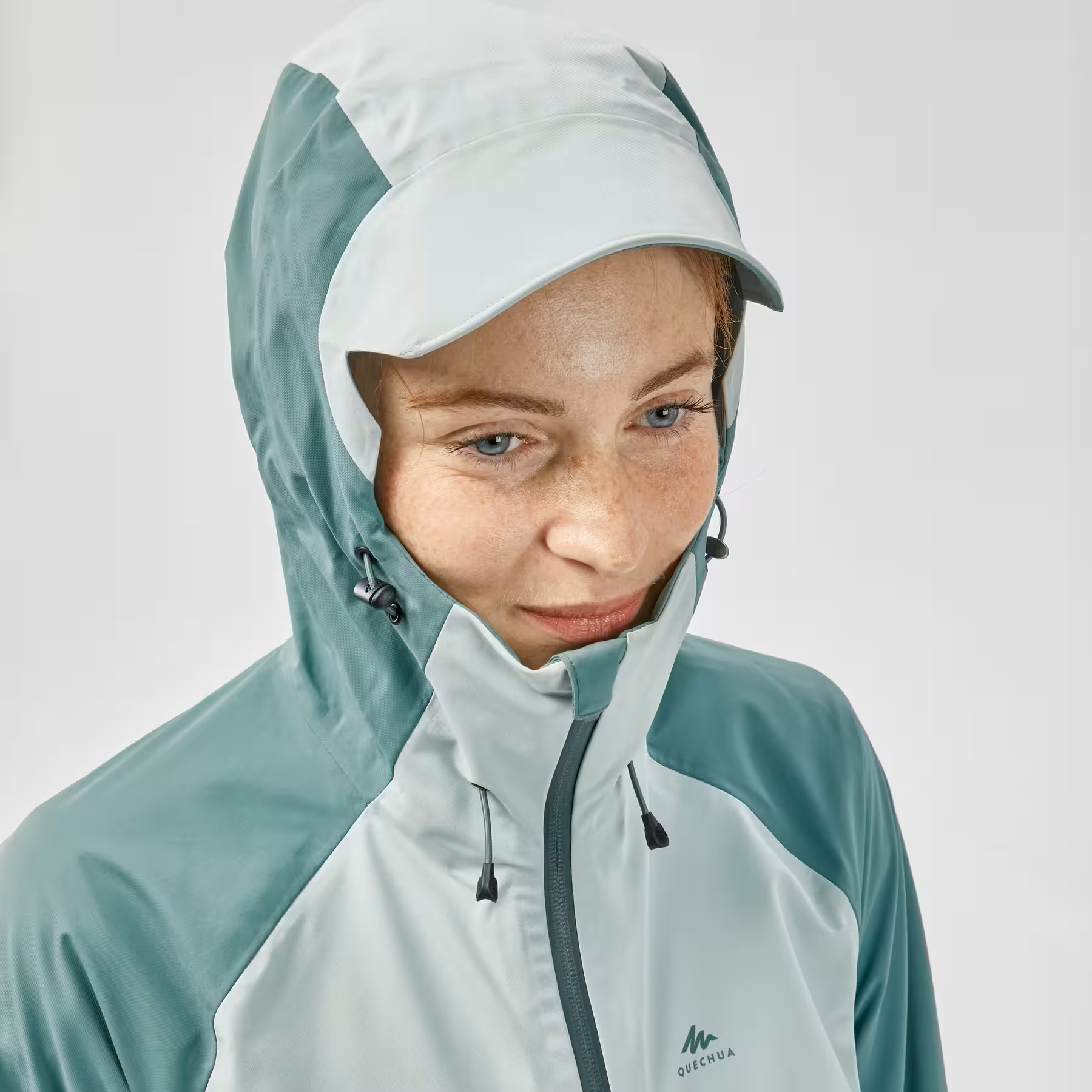 CASACA IMPERMEABLE  PARA MONTAÑA Y TREKKING MH500 QUECHUA