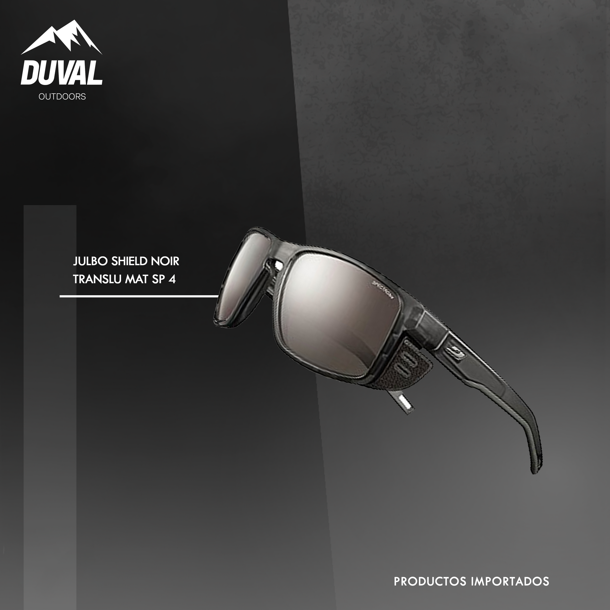 LENTES TECNICOS PARA MONTAÑA SHIELD NOIR TRANSLU MAT SP4 - JULBO