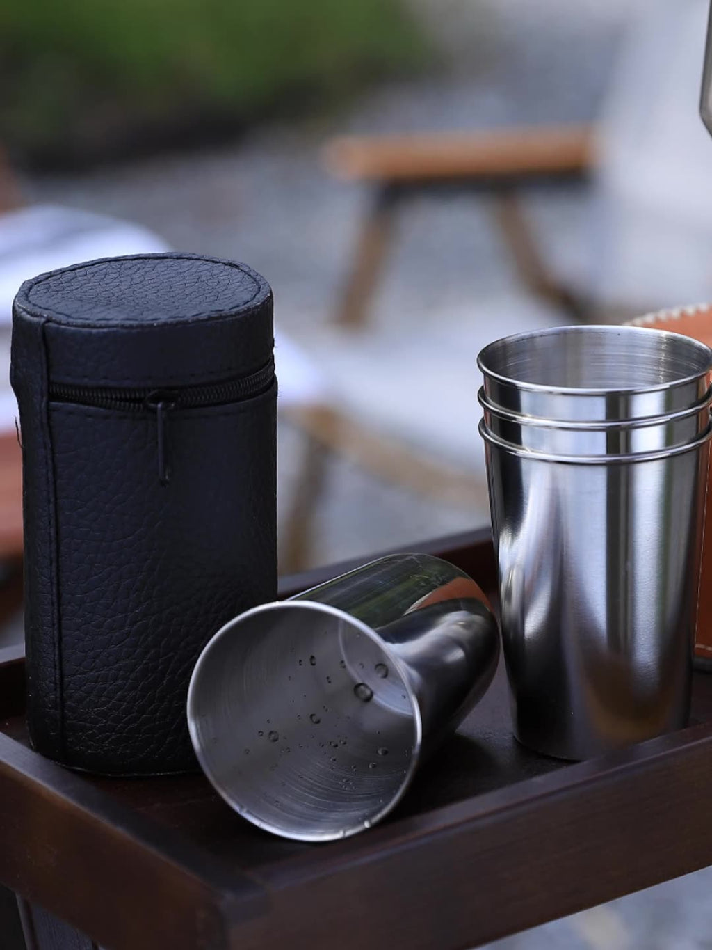 VASOS TACTICOS - ACERO JUEGO 4/EMPAQUE