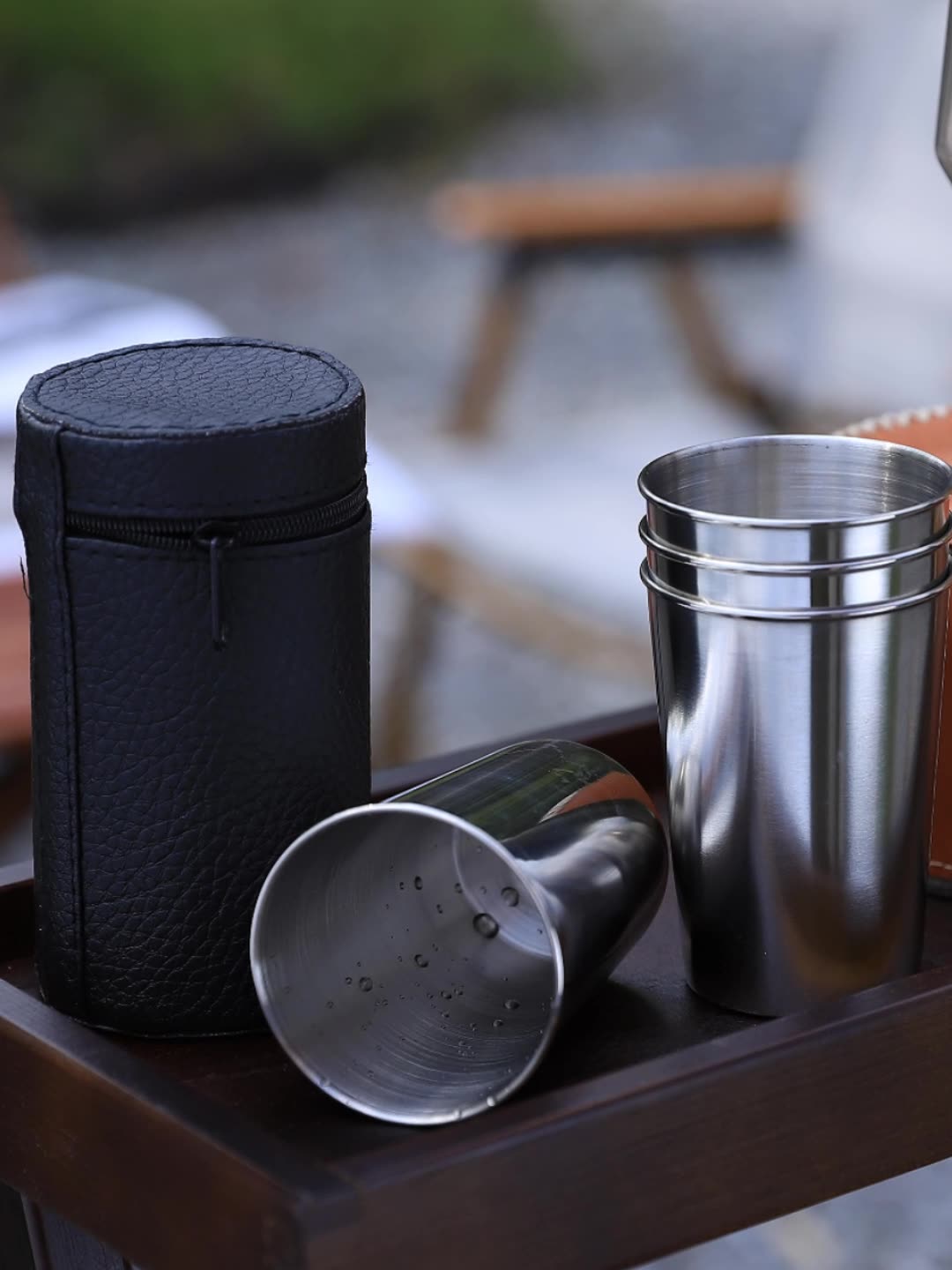 VASOS TACTICOS - ACERO JUEGO 4/EMPAQUE