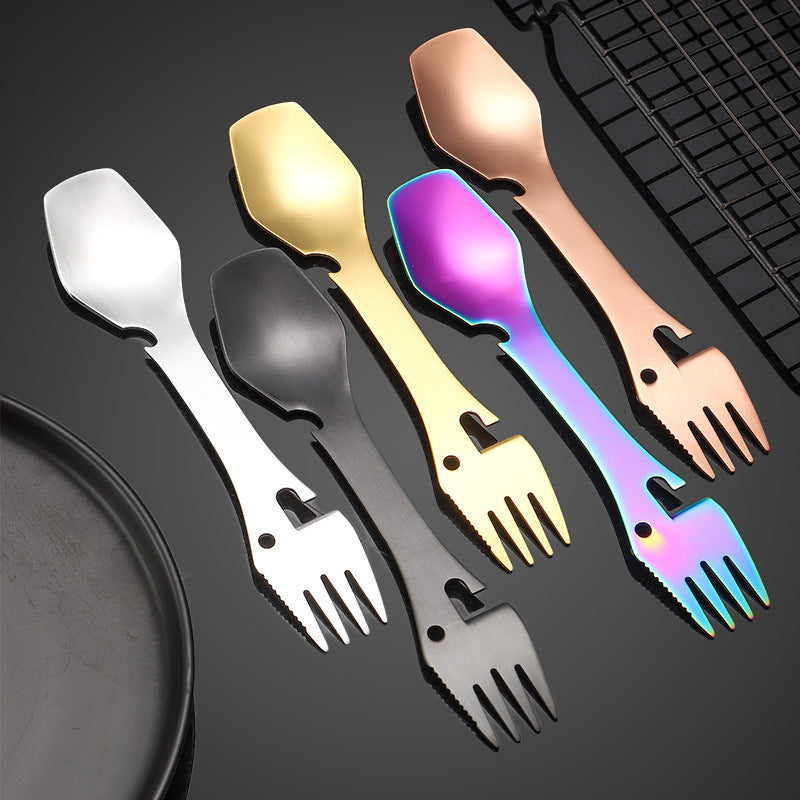 CUCHARA TENEDOR TACTICA PARA CAMPING