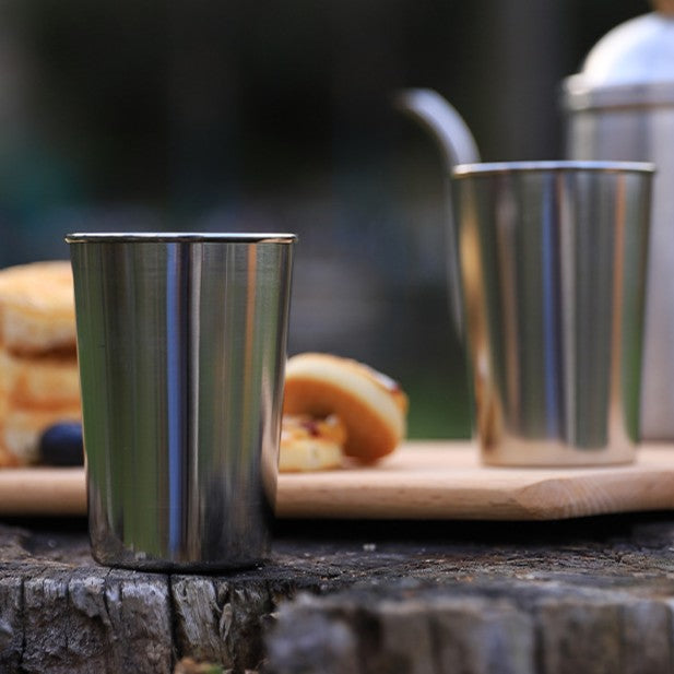 VASOS TACTICOS - ACERO JUEGO 4/EMPAQUE
