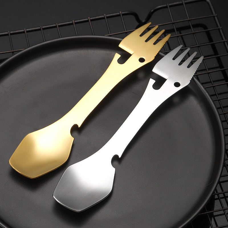 CUCHARA TENEDOR TACTICA PARA CAMPING