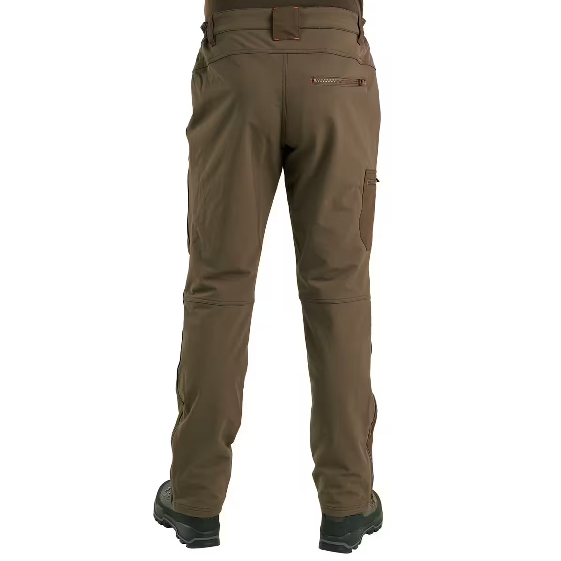 PANTALON chasse RENFORT MARRON TEMPS SEC 500