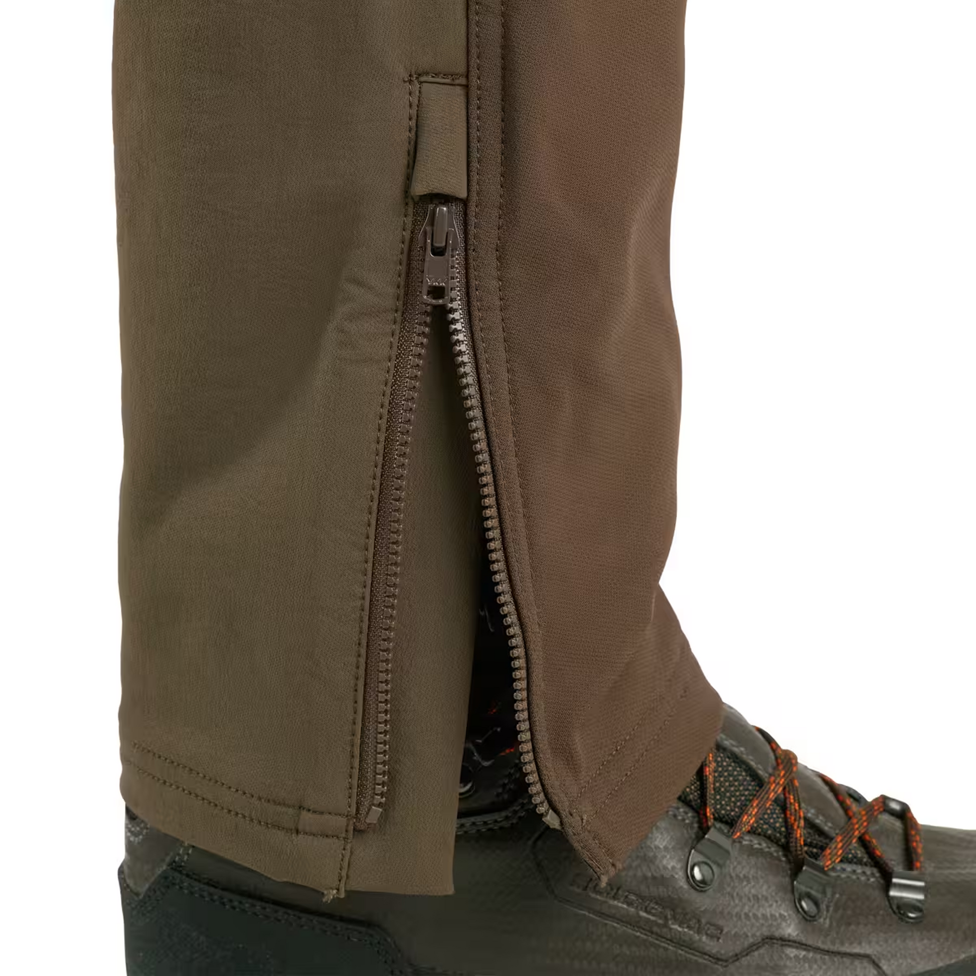 PANTALON chasse RENFORT MARRON TEMPS SEC 500
