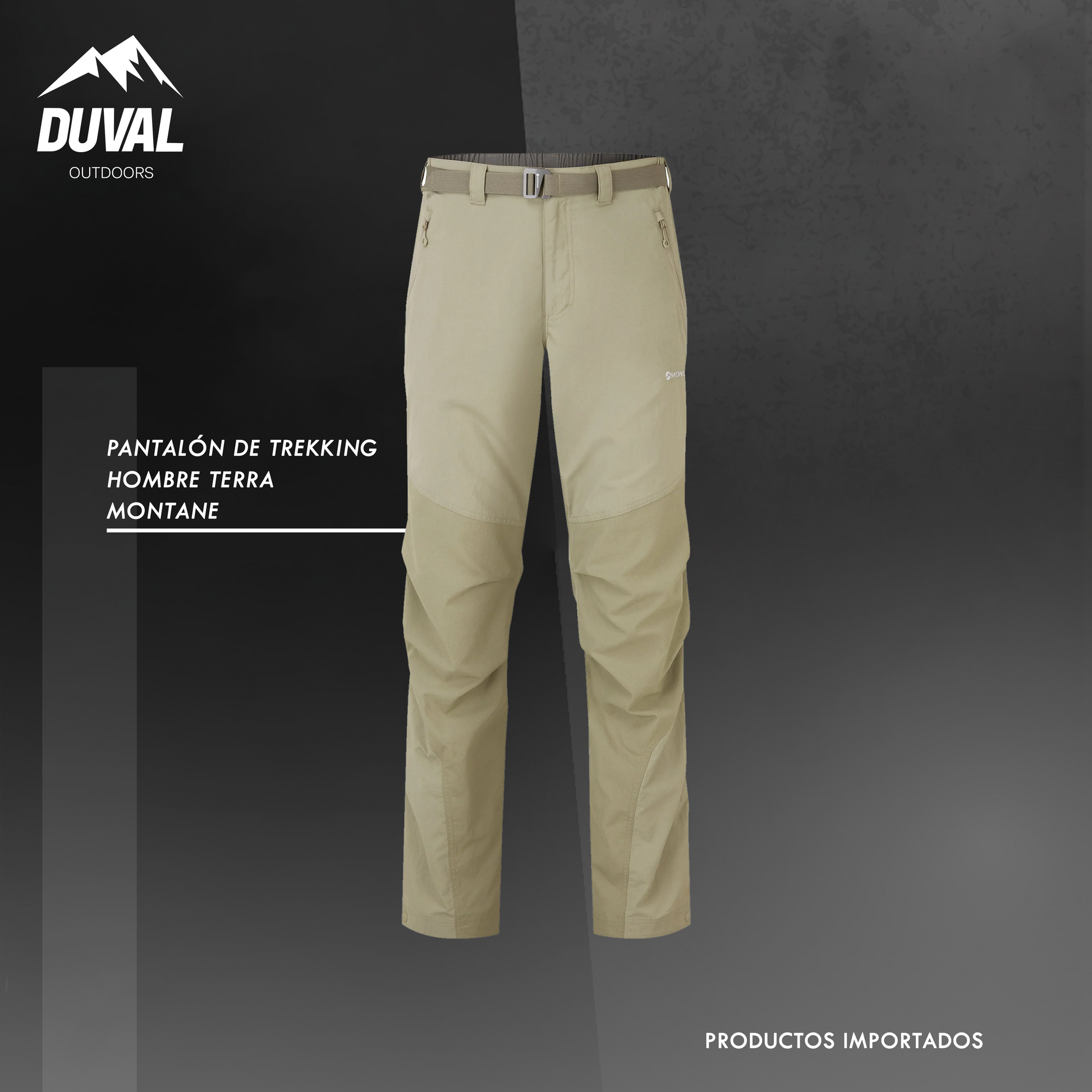 PANTALON DE TREKKING UNISEX TERRA- MONTANE -  M