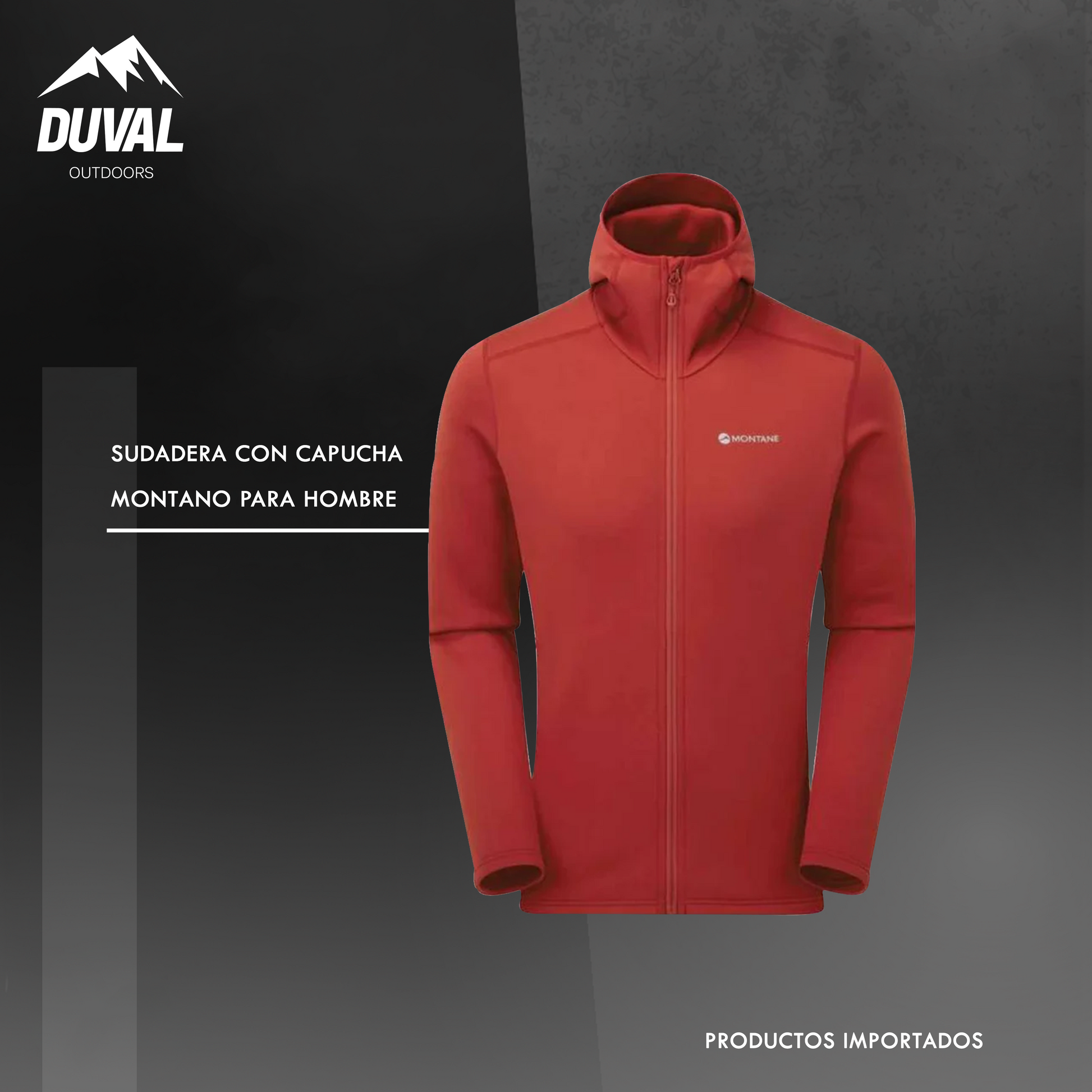 POLERON HOMBRE FURY FLEECE HOODIE -MONTANE