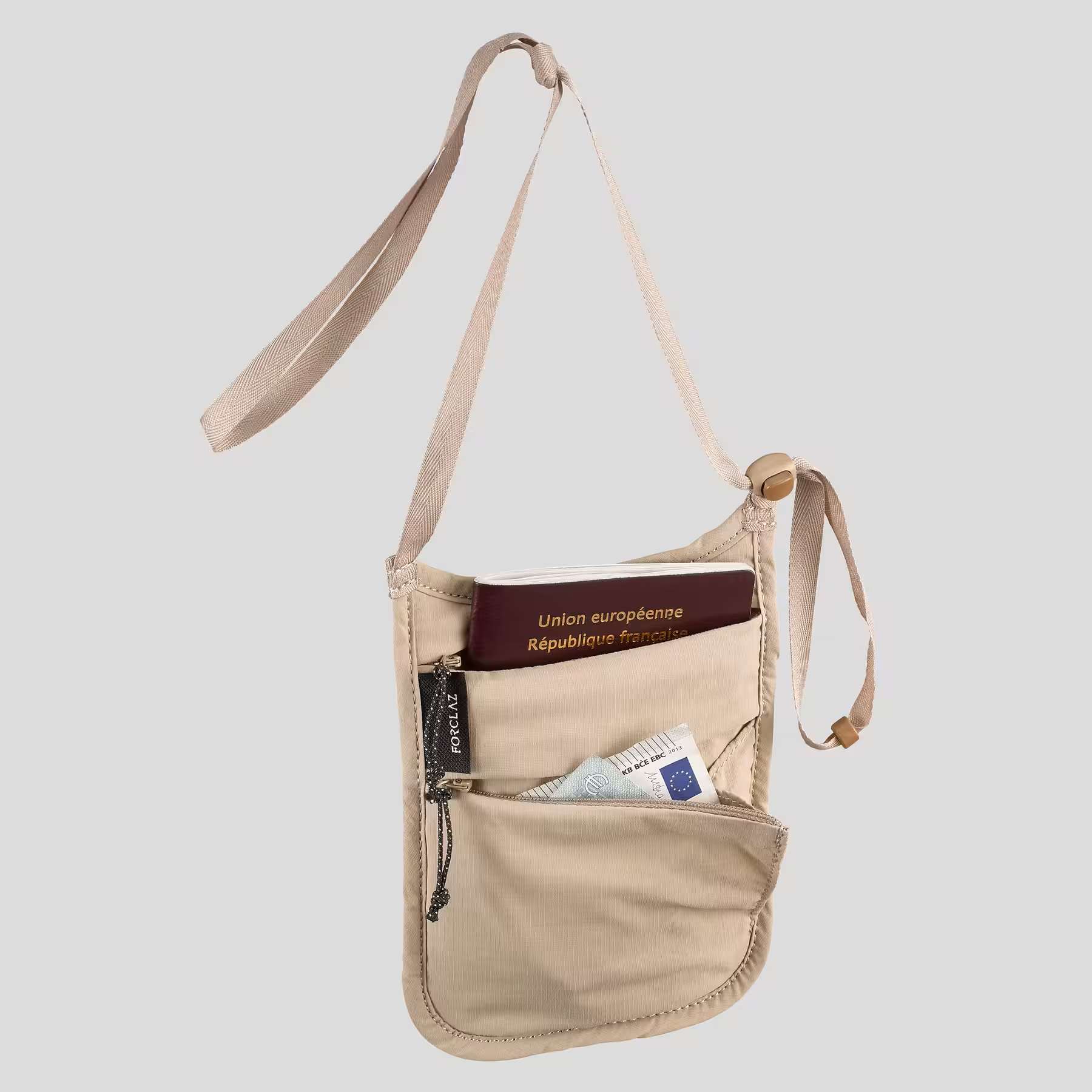 TRAVEL MFID- BOLSO DE VAIJE PARA DOCUMENTOS- FORCLAZ
