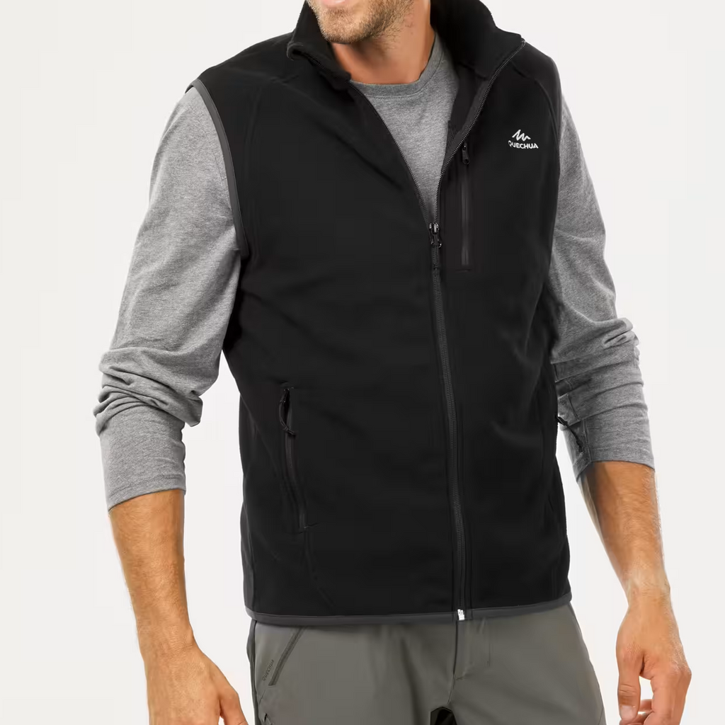 CHALECO - QUECHUA - HOMBRE - MH120 Negro