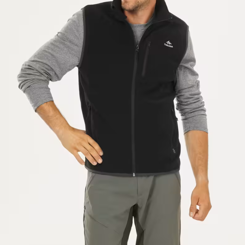 CHALECO - QUECHUA - HOMBRE - MH120 Negro