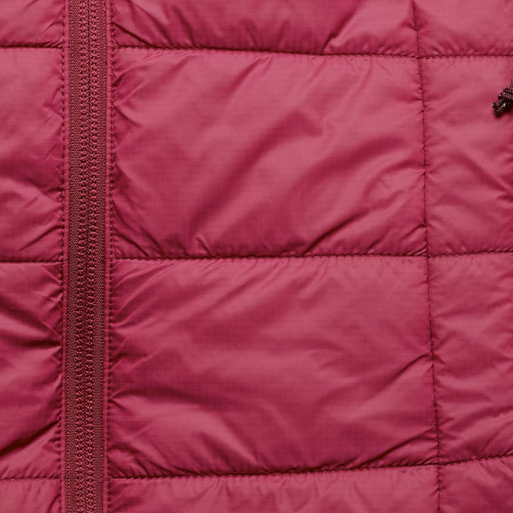 CASACA ACOLCHONADA PARA TREKING - CON CAPUCHA - FEMENINO - MT100 FORCLAZ