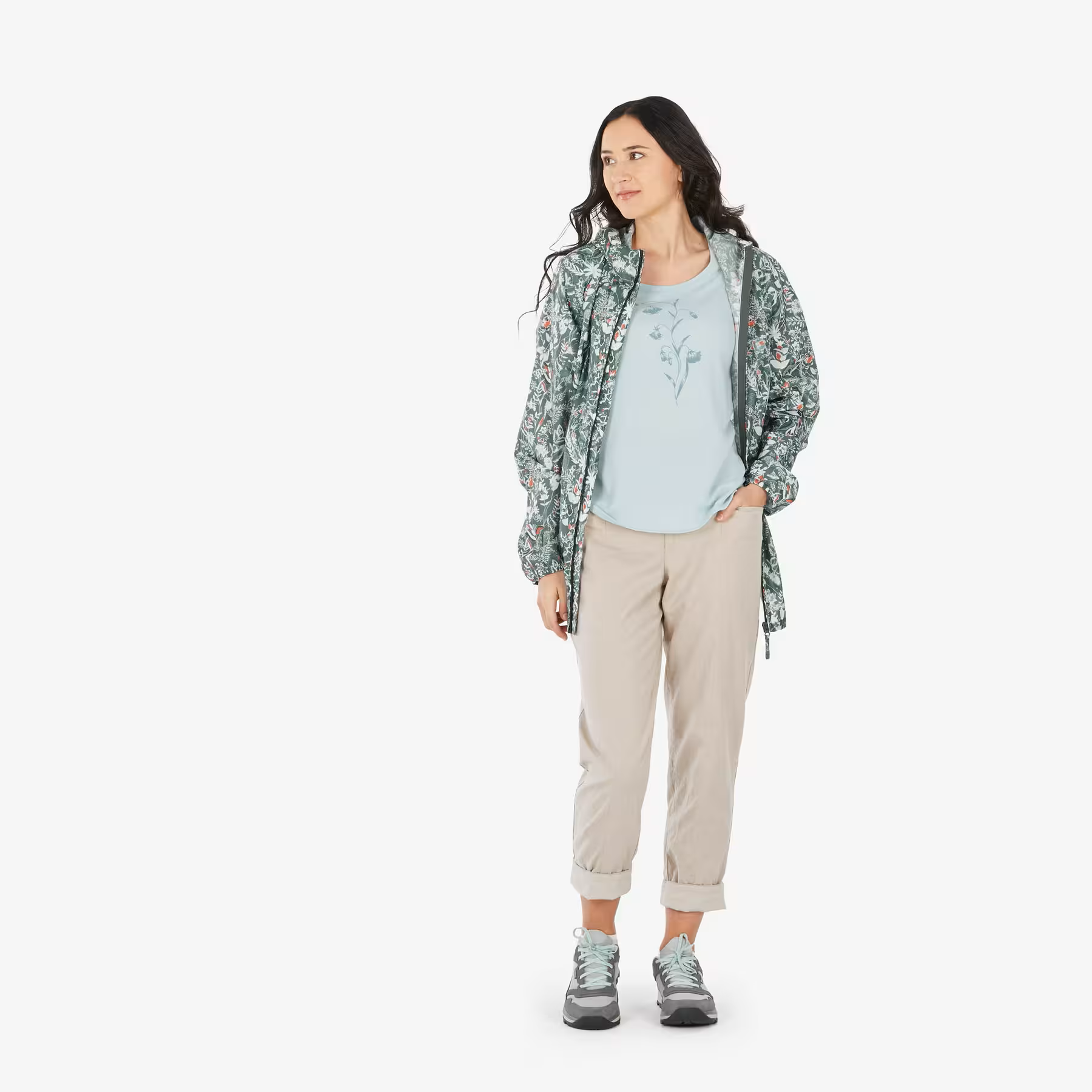CHAQUETA CORTAVIENTO IMPERMEABLE QUECHUA