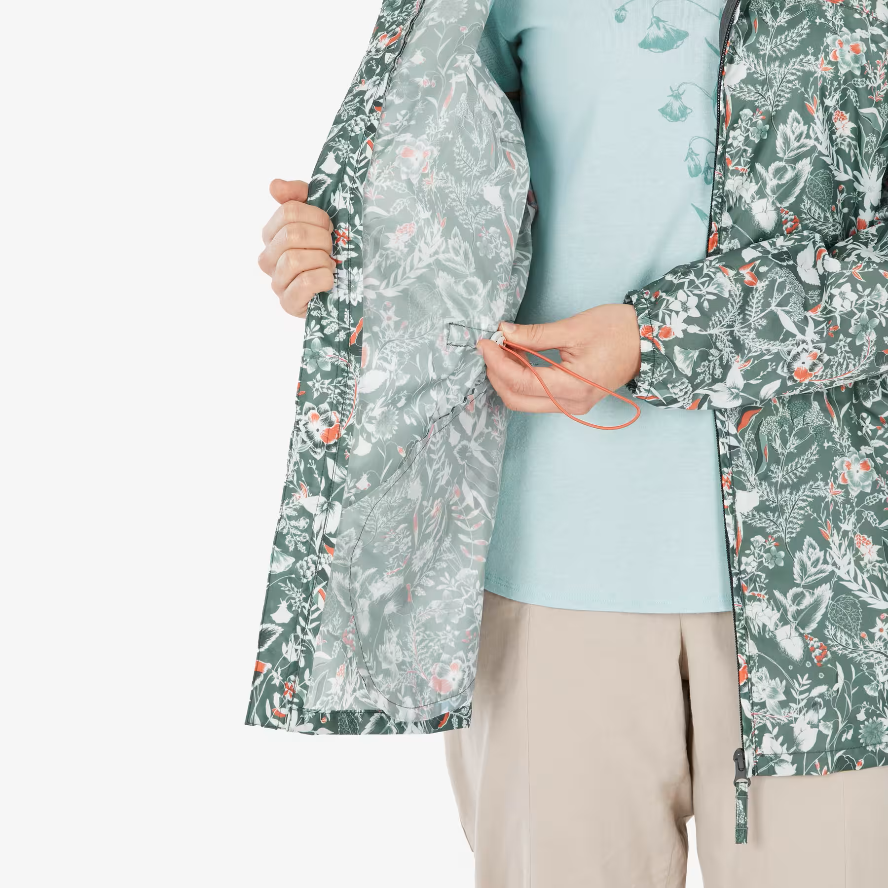 CHAQUETA CORTAVIENTO IMPERMEABLE QUECHUA