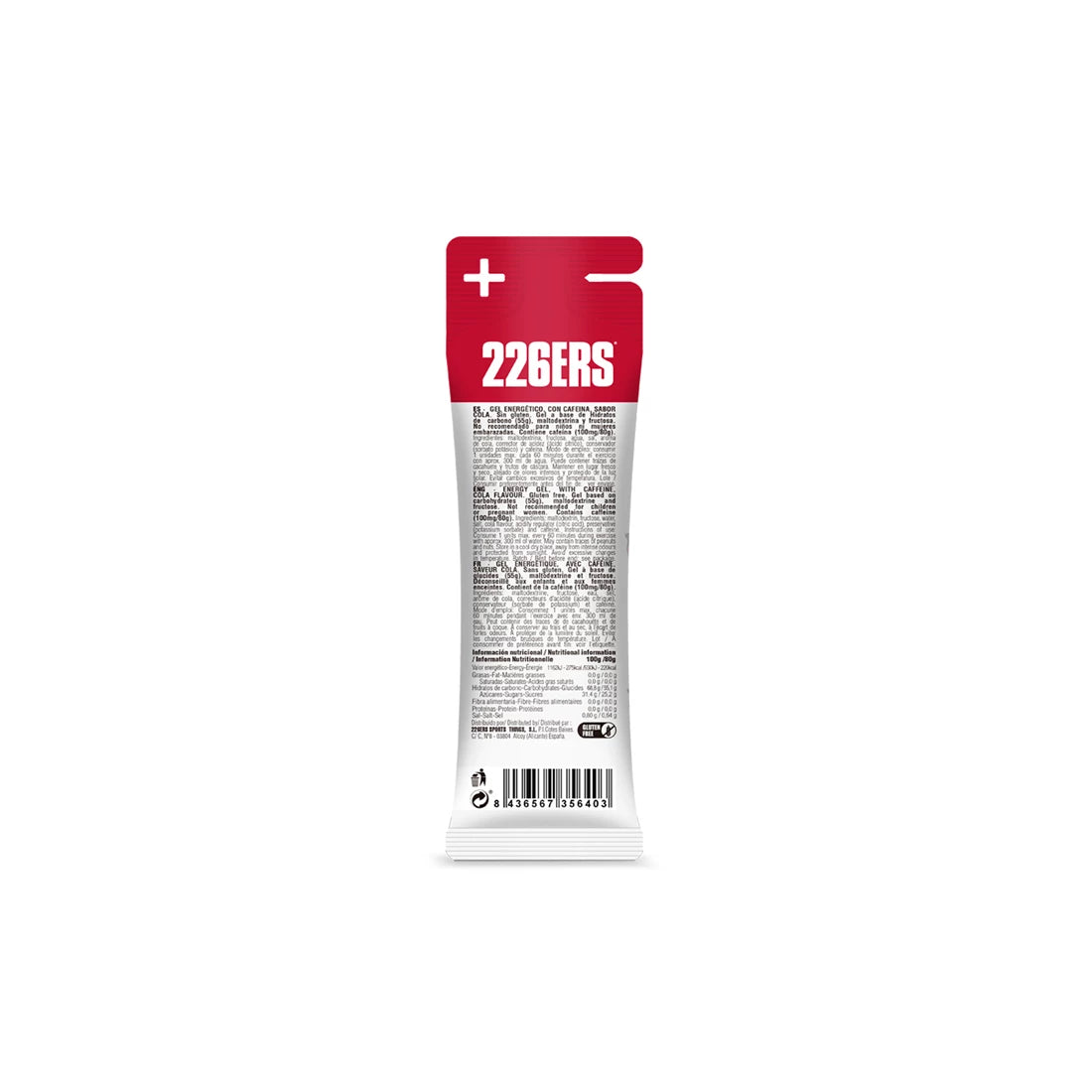 HIGH FRUCTOSE - 226ERS, GEL ENERGETICO