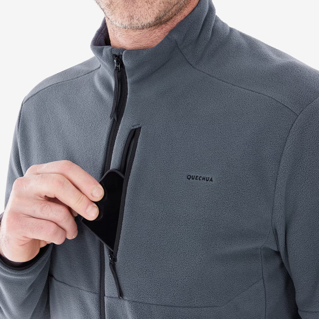 Chaqueta polar de montaña y trekking Hombre Quechua MH500