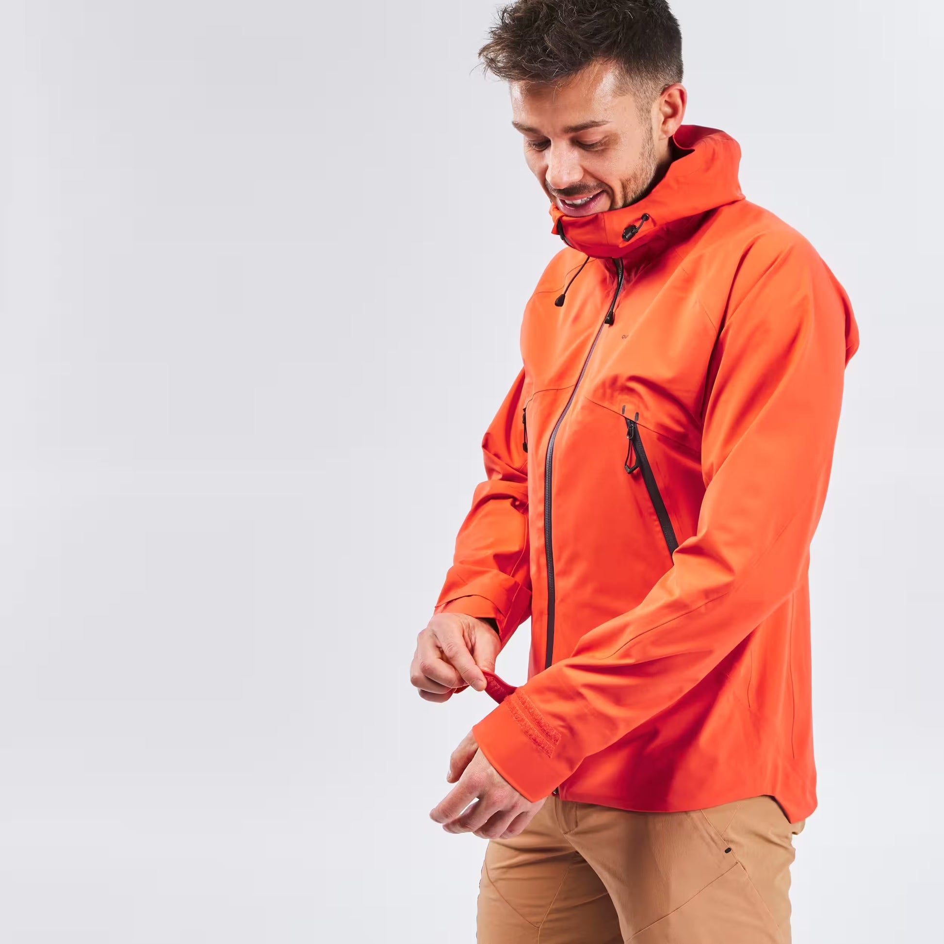 CHAQUETA DE SENDERISMO IMPERMEABLE  LIGERA - MH500 - MASCULINO/L - QUECHUA