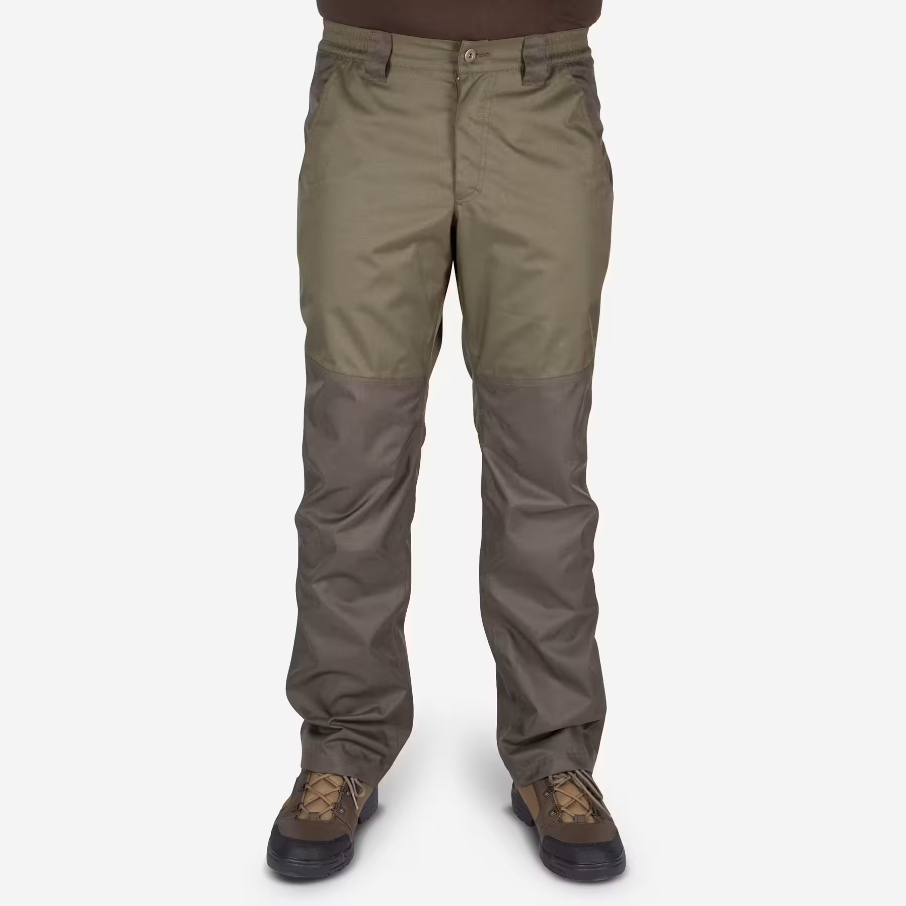 PANTALON HOMBRE CHASSE IMPERMÉABLE VERT 500- SOLOGNAC
