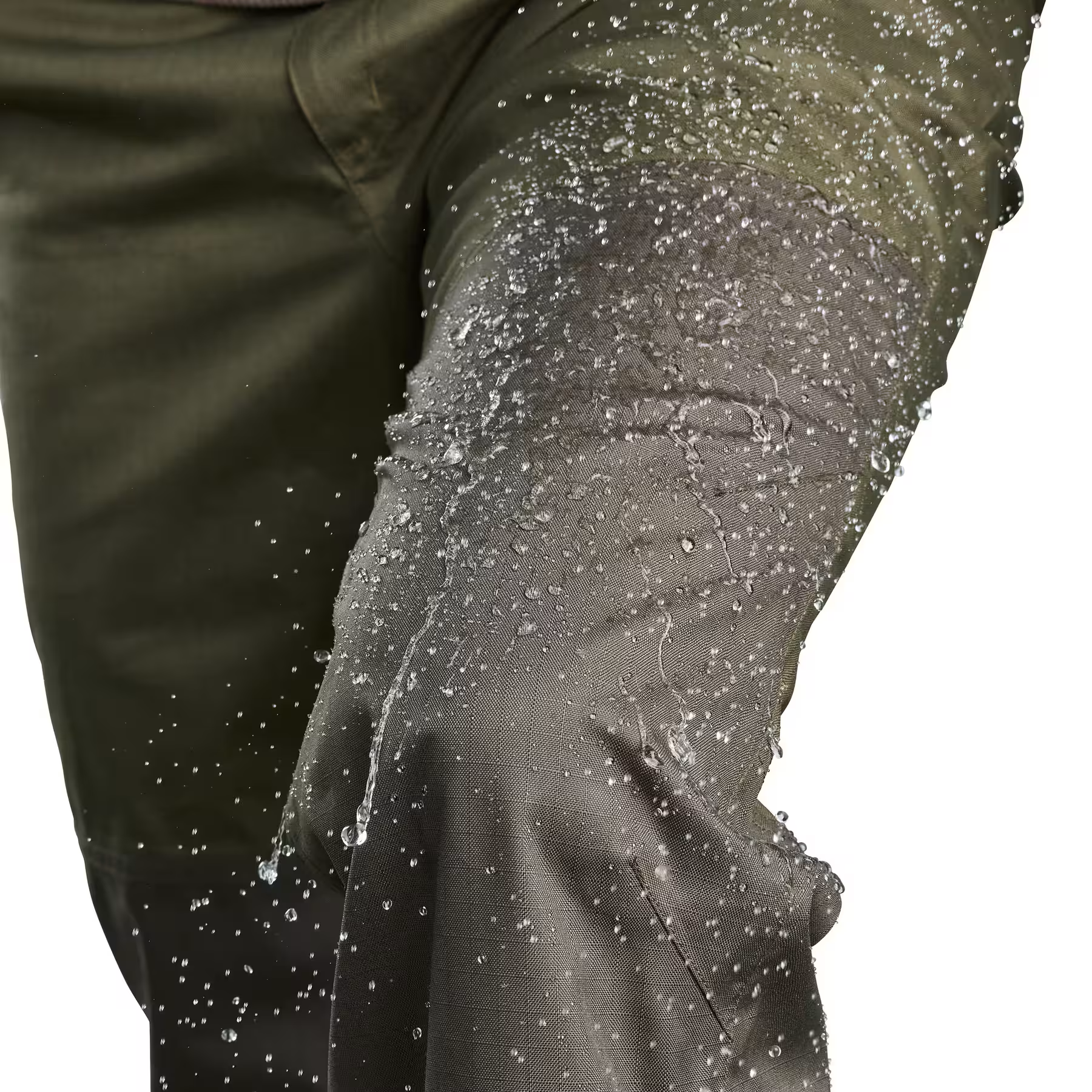 PANTALON HOMBRE CHASSE IMPERMÉABLE VERT 500- SOLOGNAC
