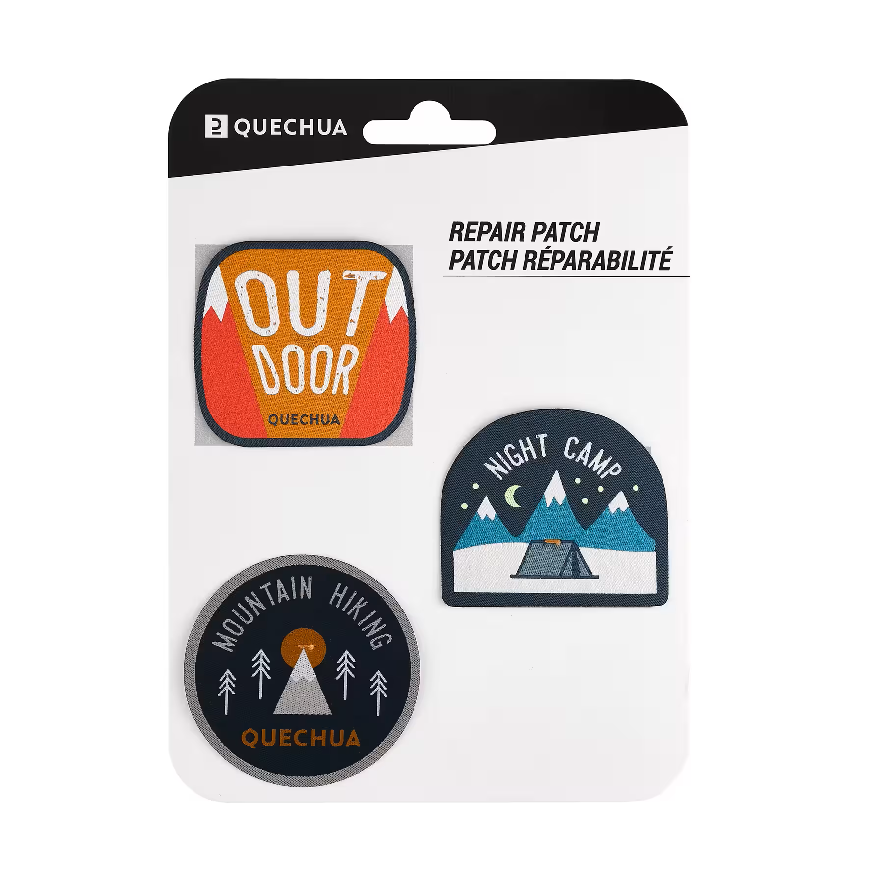 PARCHE DE REPARACION TEXTIL PARA PLANCHAR - QUECHUA