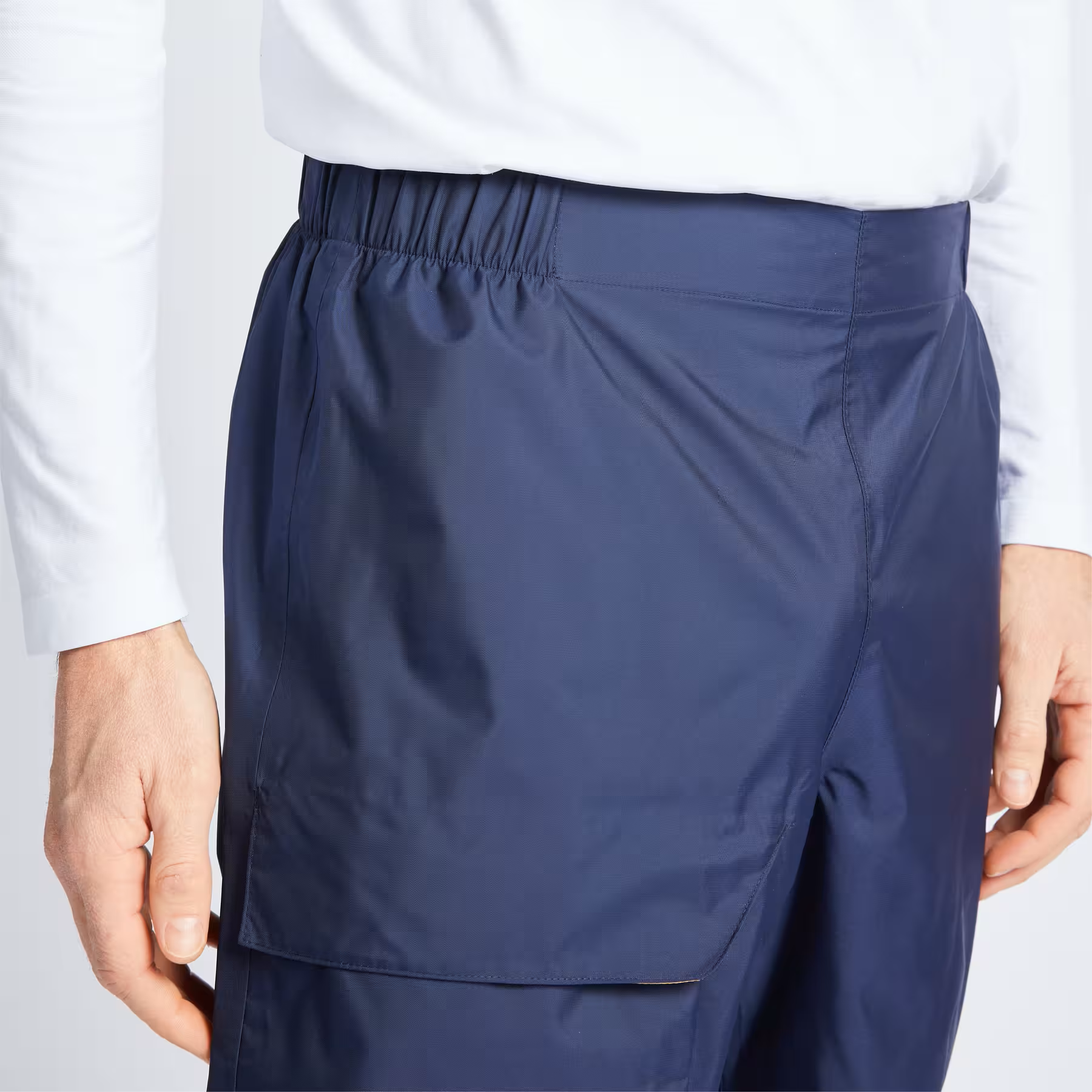 Sobrepantalón impermeable Hombre Sailing 100 azul marino