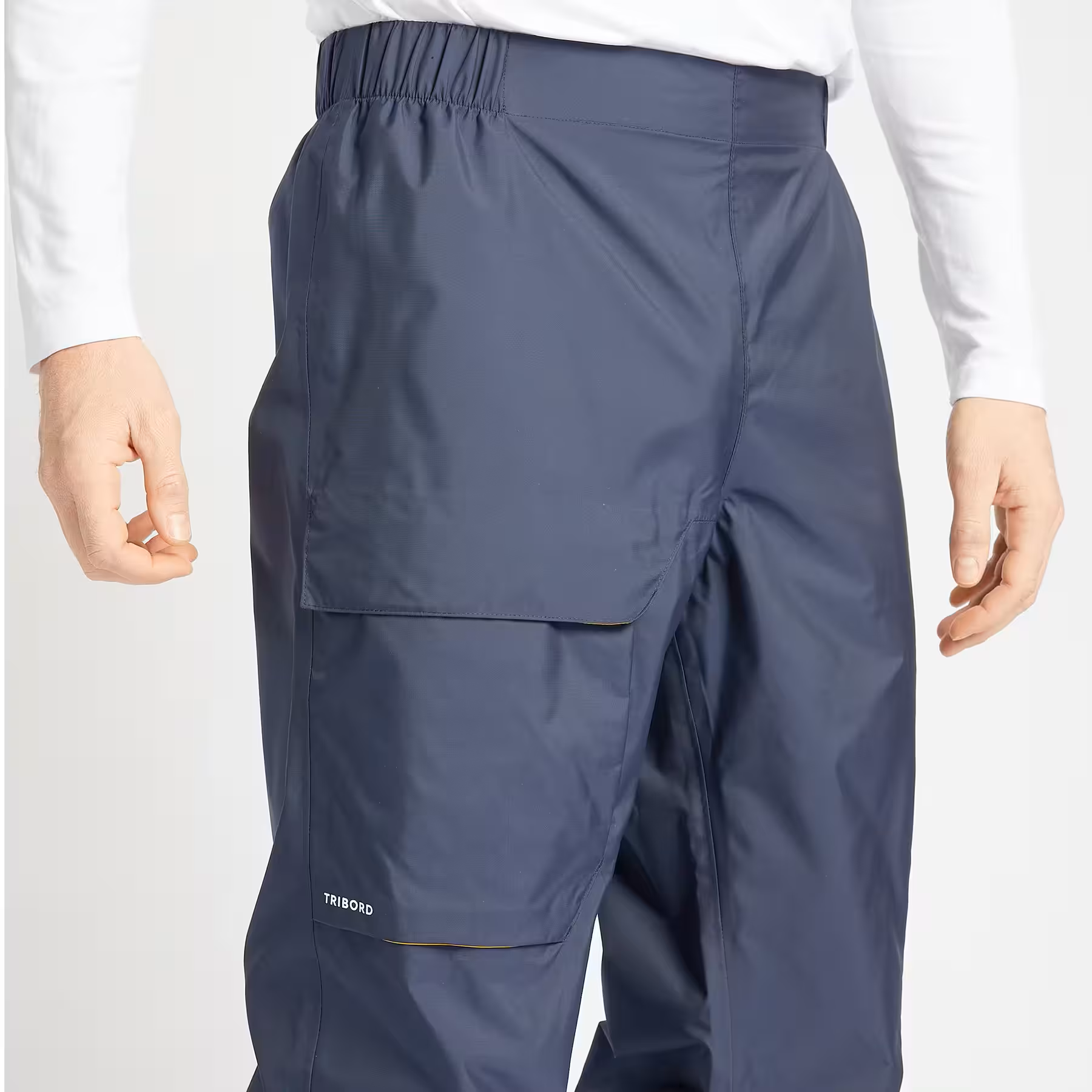 Sobrepantalón impermeable Hombre Sailing 100 azul marino